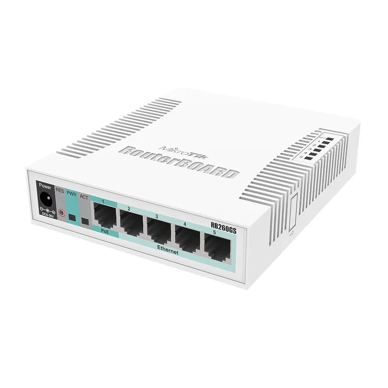 MikroTik CSS106-5G-1S | Schalter | 5x RJ45 1000Mb/s, 1x SFP