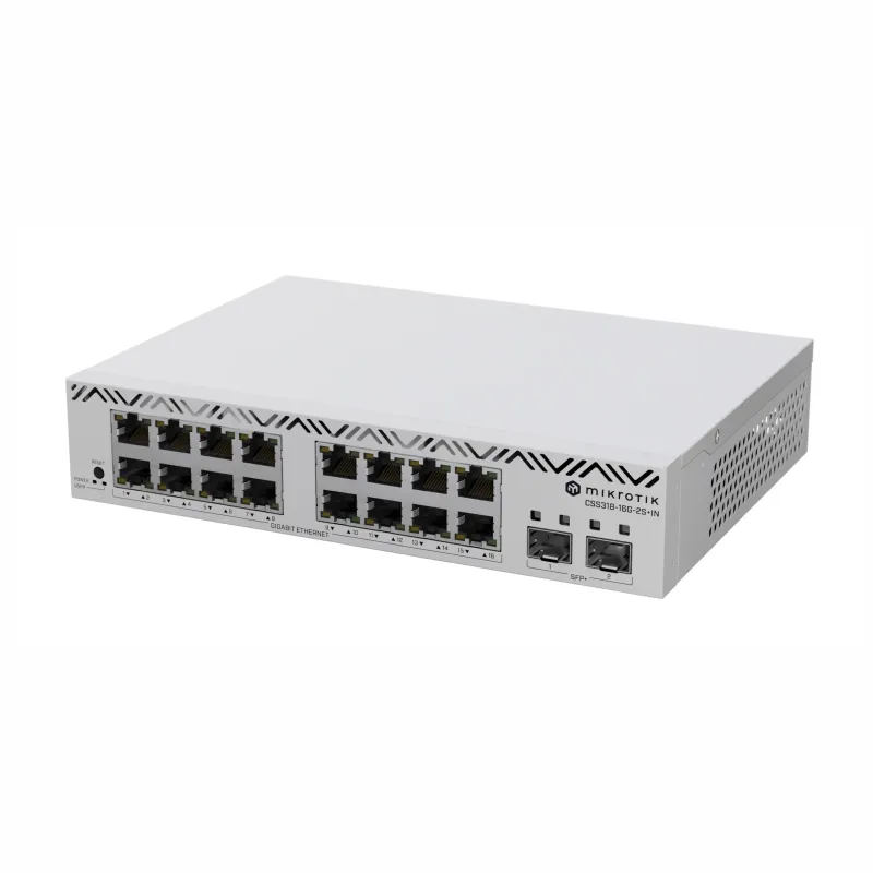 Mikrotik CSS318-16G-2S+IN | Switch | 16x GbE RJ45, 2x SFP+