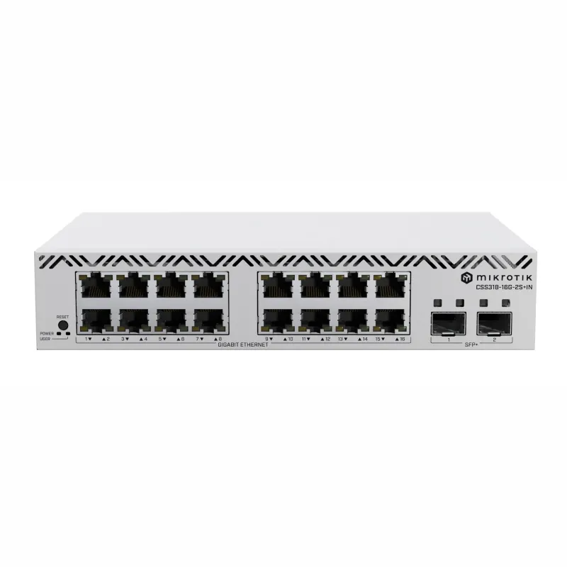 Mikrotik CSS318-16G-2S+IN | Switch | 16x GbE RJ45, 2x SFP+