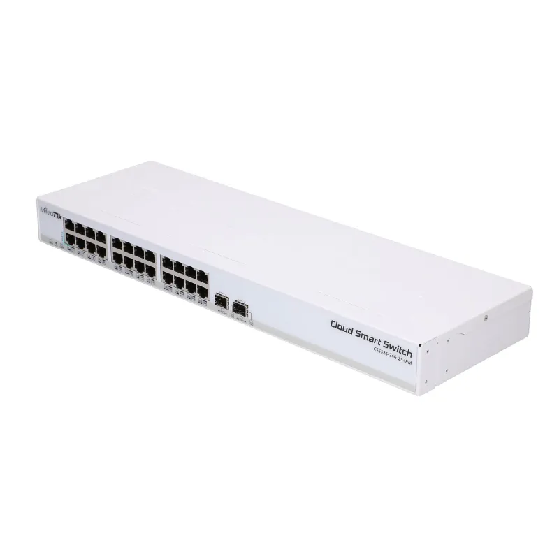 Коммутатор MikroTik CSS326-24G-2S+RM, 24x RJ45 1000Mb/s, 2x SFP+