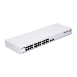 Коммутатор MikroTik CSS326-24G-2S+RM, 24x RJ45 1000Mb/s, 2x SFP+