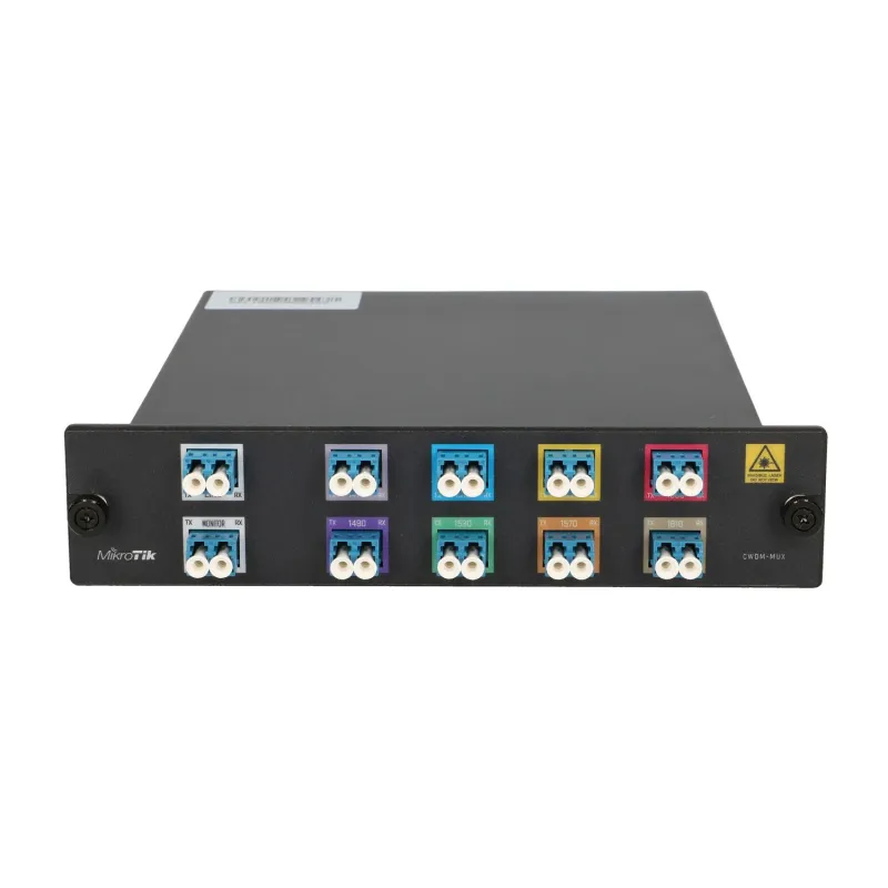 Оптический сплиттер MikroTik CWDM-MUX8A, MUX - DEMUX, 8 портов