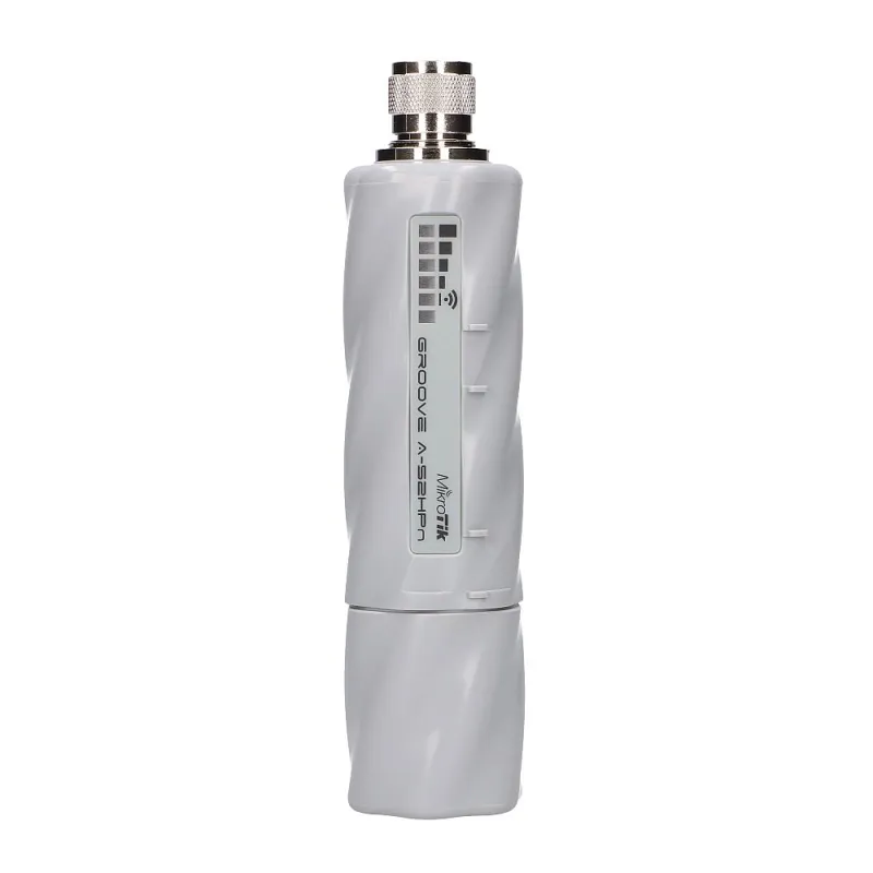 MikroTik GrooveA 52 İstemci Cihazı, RBGrooveA52HPn, 2.4GHz, 5GHz, 1x RJ45 100Mb/s, 6dBi Çok Yönlü Anten