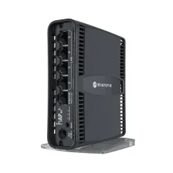 MikroTik hAP ax2 WiFi Router, C52iG-5HaxD2HaxD-TC, Çift Bant, 5x RJ45 1000Mb/s, 1x PoE