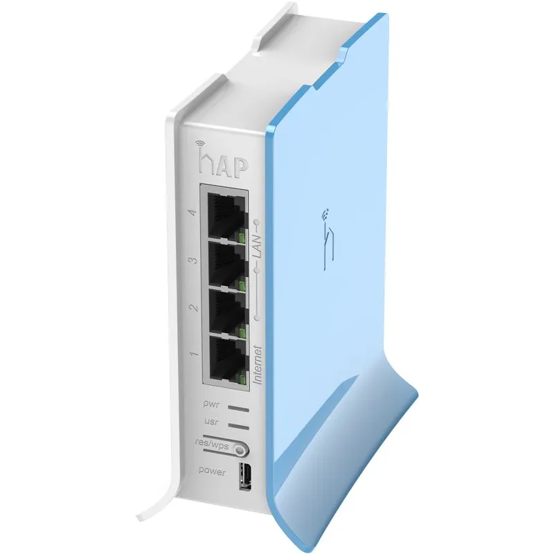 MikroTik hAP lite tower | Router WiFi | RB941-2nD-TC, 2,4GHz, 4x RJ45 100Mb/s