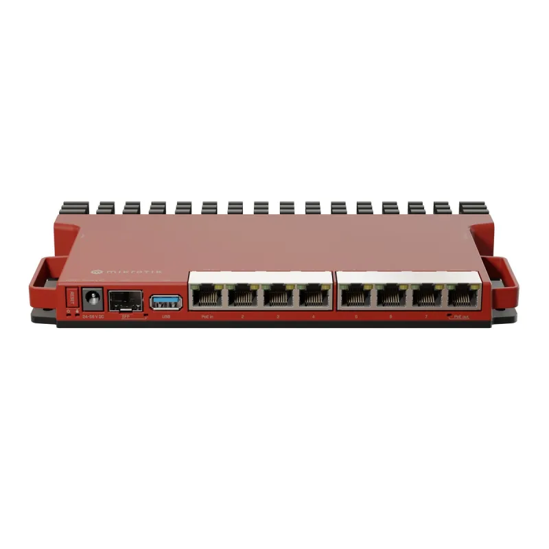 MikroTik L009 Rack | Enrutador | L009UiGS-RM, 8x RJ45 1000Mb/s, 1x 2.5Gb/s SFP