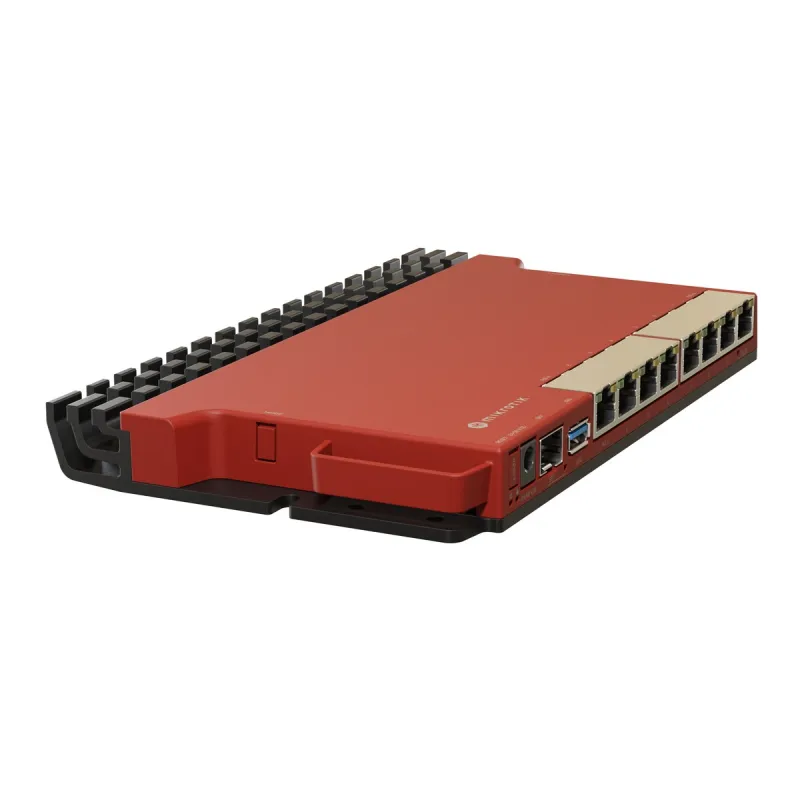 MikroTik L009 Rack | Enrutador | L009UiGS-RM, 8x RJ45 1000Mb/s, 1x 2.5Gb/s SFP
