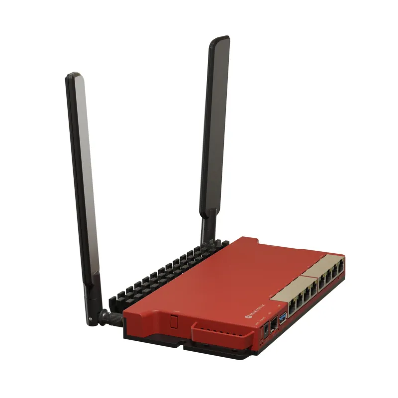 MikroTik L009 | Router de wifi | L009UiGS-2HaxD-IN, 2,4GHz, AX600 Wi-Fi6, 8x RJ45 1000Mb/s, 1x 2.5Gb/s SFP