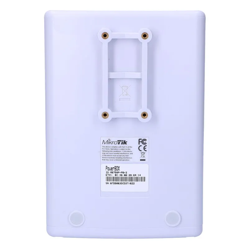 MikroTik PowerBox | Router | RB750P-PBr2, 5x RJ45 100Mb/s, outdoor, waterproof