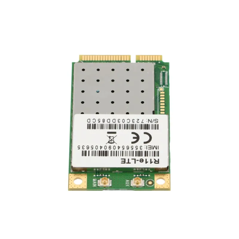 MikroTik R11e-LTE | miniPCI-e tarjeta | 2G/3G/4G/LTE, 2x u.Fl