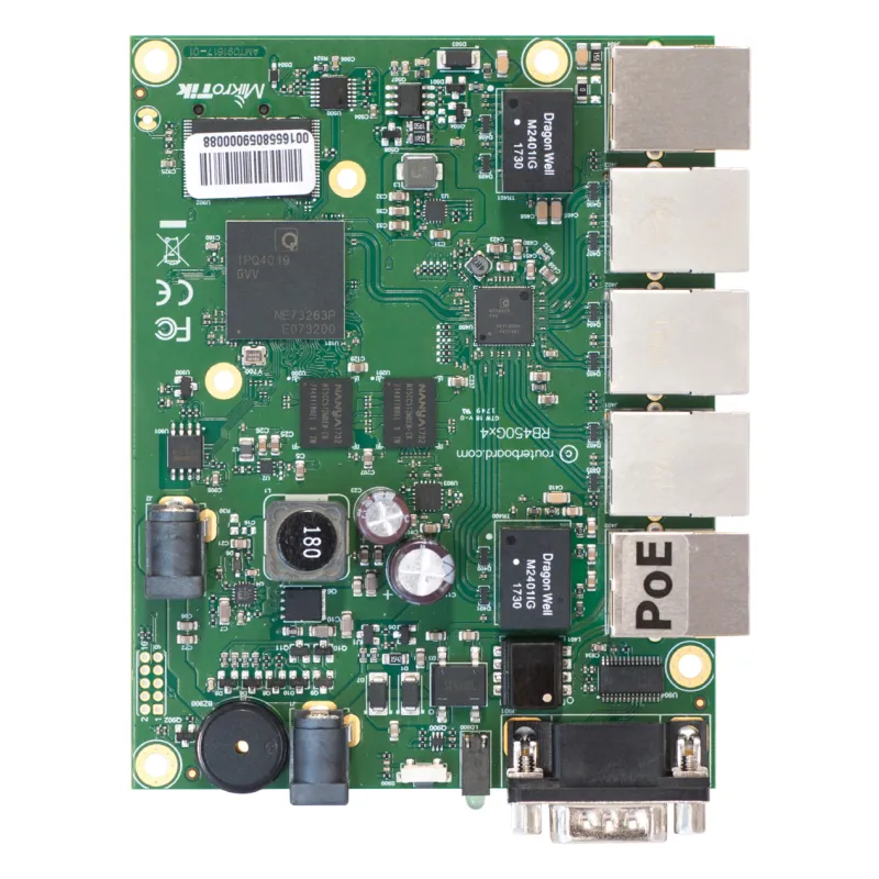 Маршрутизатор MikroTik RB450GX4, 5x RJ45 1000Mb/s, 1x microSD
