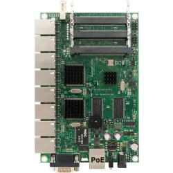 MikroTik RB493G | Router | 9x RJ45 100Mb/s, 3x miniPCI, 1x USB