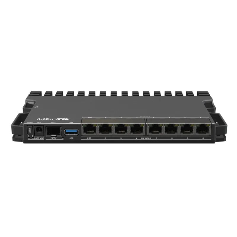 Маршрутизатор MikroTik RB5009UPr+S+IN, 7x RJ45 1000Mb/s PoE, 1x RJ45 2.5Gb/s PoE, 1x SFP+, 1x USB 3.0