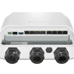 MikroTik Router RB5009UPr+S+OUT, 7x RJ45 1000Mb/s PoE, 1x RJ45 2.5Gb/s PoE, 1x SFP+, 1x USB 3.0, IP66