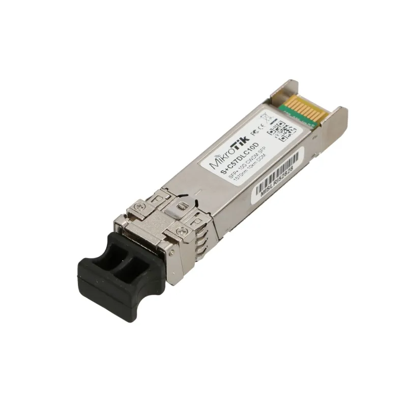 MikroTik S+C57DLC10D | Moduł SFP+ | CWDM, 10Gb/s, 1570nm, 2x LC, 10km, DDM, Jednomodowy