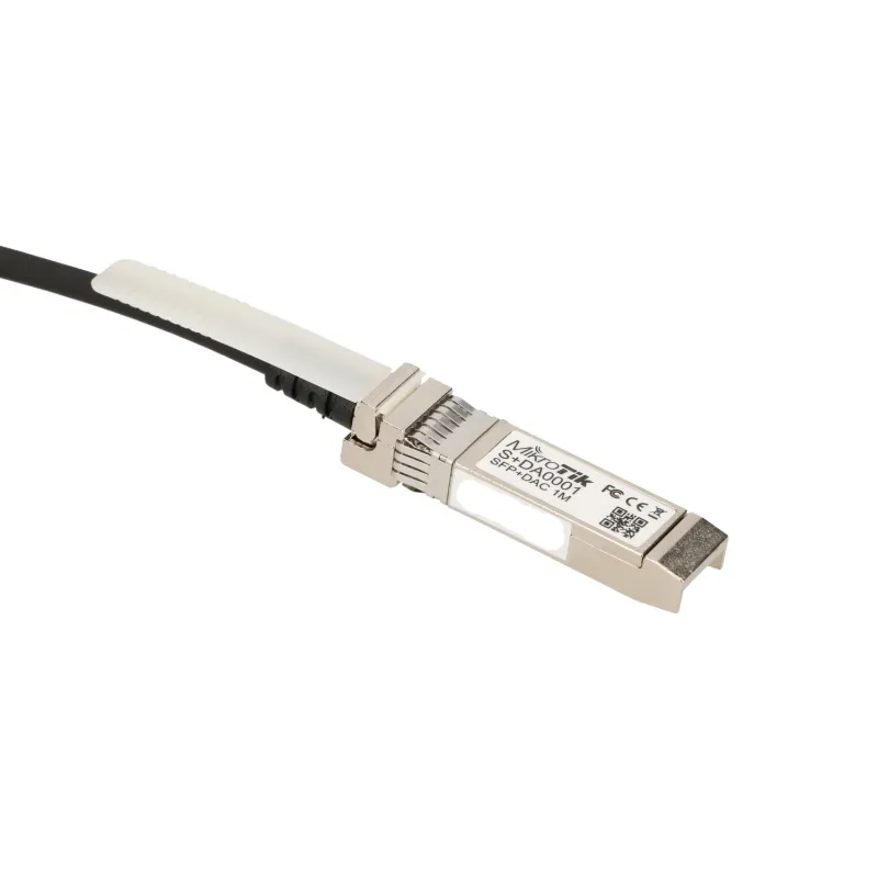 MikroTik S+DA0001 DAC SFP+ Kablosu, 10Gb/s, 1m