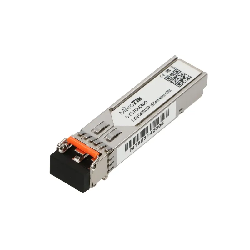 MikroTik S-C57DLC40D | SFP Modulo | CWDM, 1,25Gb/s, 1570nm, 2x LC, 40km, DDM, Single mode