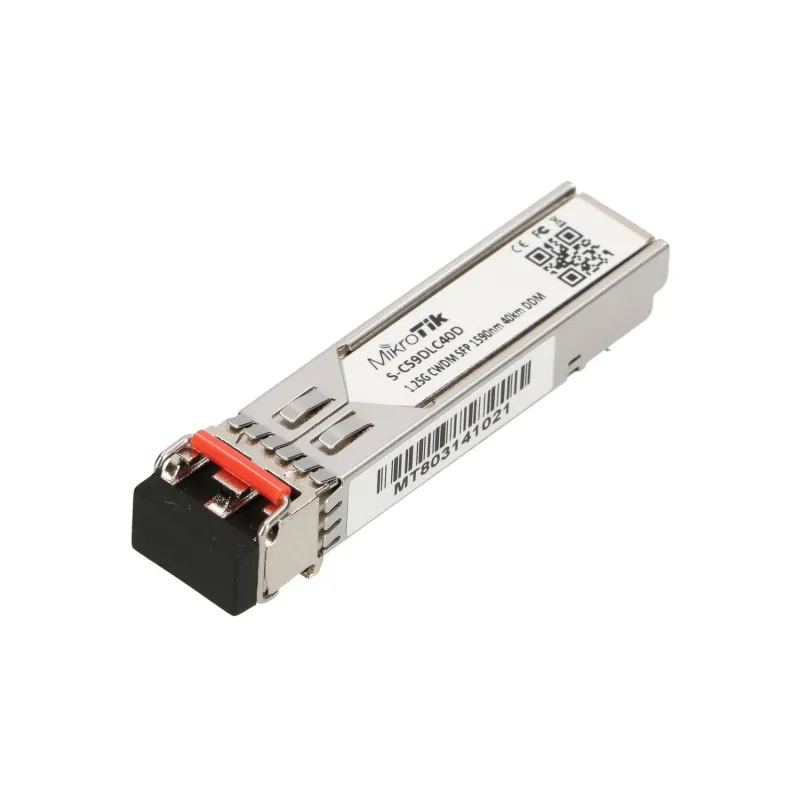 Модуль SFP MikroTik S-C59DLC40D, CWDM, 1,25Gb/s, 1590nm, 2x LC, 40km, DDM, Одномодовый