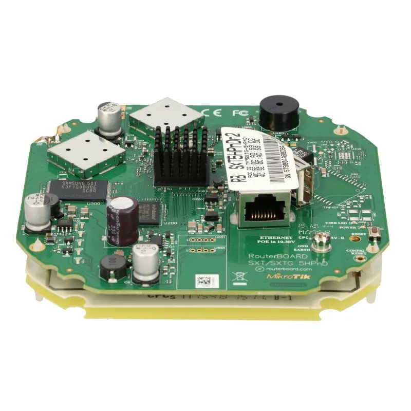 MikroTik SXT 5 | Urządzenie klienckie | RBSXT5HPnDR2, 5GHz, 1x RJ45 100Mb/s, 1x USB