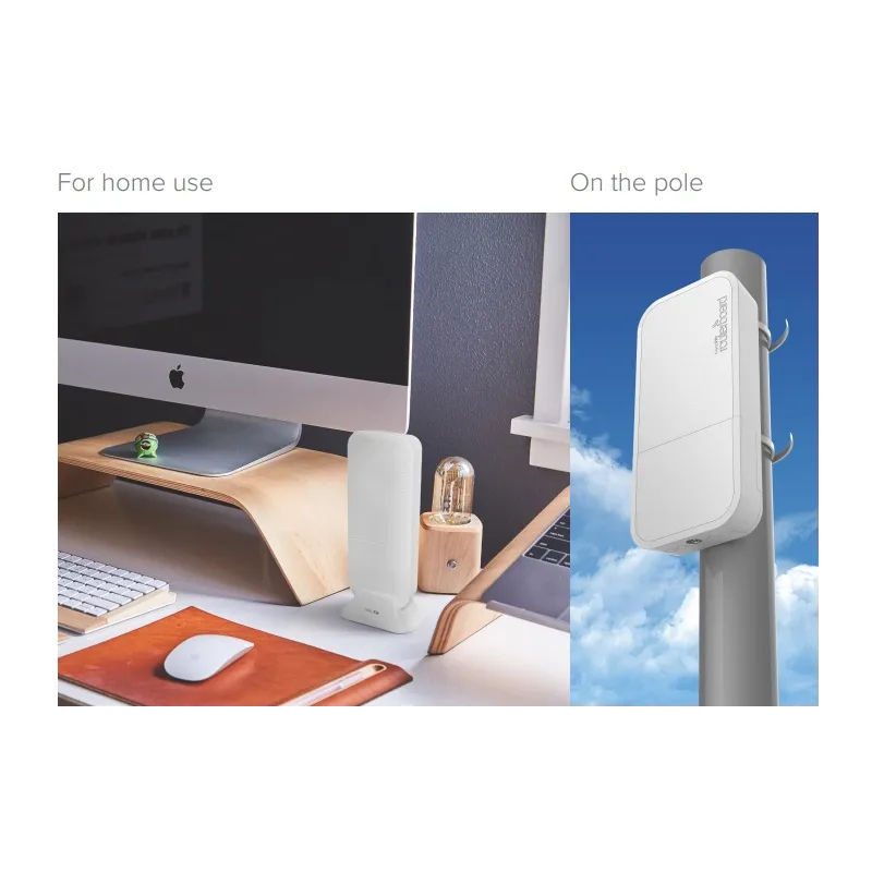 MikroTik wAP LTE kit | LTE Router | RBwAPR-2nD&R11e-LTE, LTE 150Mb/s, 2,4GHz WiFi, 1x RJ45 100Mb/s, 1x miniPCI-e, 1x SIM