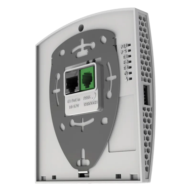 MikroTik wsAP ac lite | Ponto de acesso | RBwsAP-5Hac2nD, Dual Band, 3x RJ45 100Mb / s