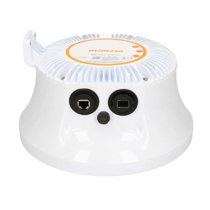 Mimosa B24 | Puente | 1,5Gbps, 24,00-24,25GHz, SFP, 3km, antena integrada de 33dBi