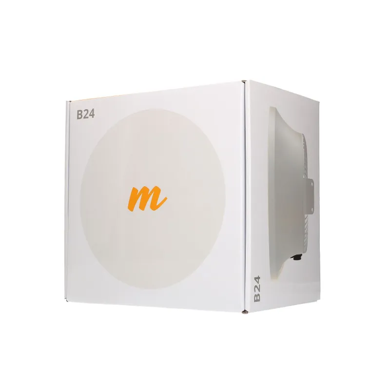 Mimosa B24 | Most radiowy | 1,5Gbps, 24,00-24,25GHz, SFP, 3km, zintegrowana antena 33dBi