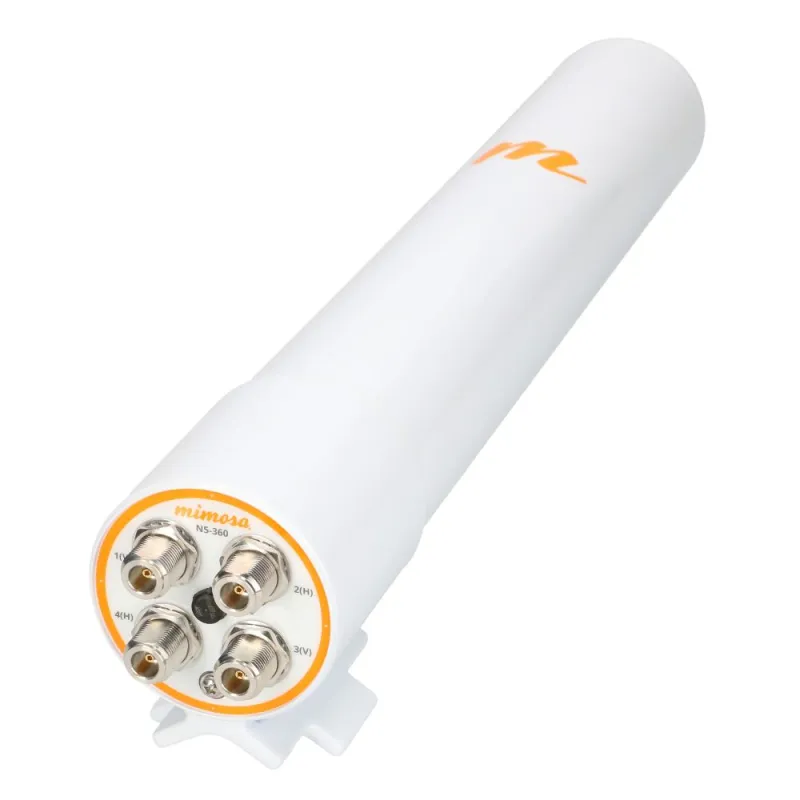 Mimosa N5-360 | Antena omnidirecional | 15dBi, 360st, 4,9-6,4 GHz, 4x N-femea