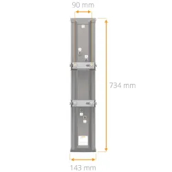 Mimosa N5-45X4 | Sector antenna | 22dBi, 45st, 4,9-6,4 GHz, Beamforming, 4x N-female