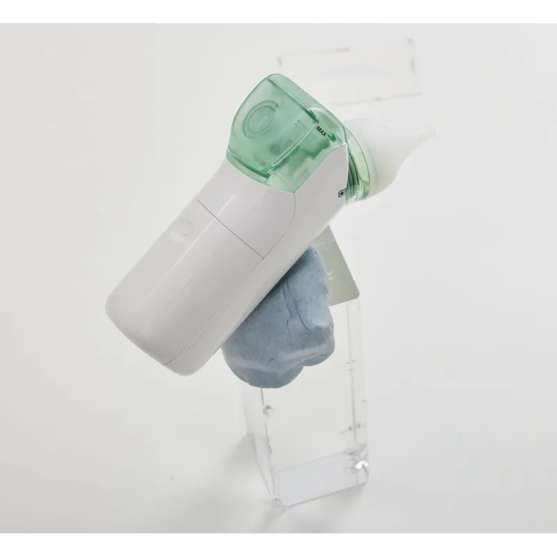 Aspirador Nasal para Crianças Momcozy BN05 Verde com Spray