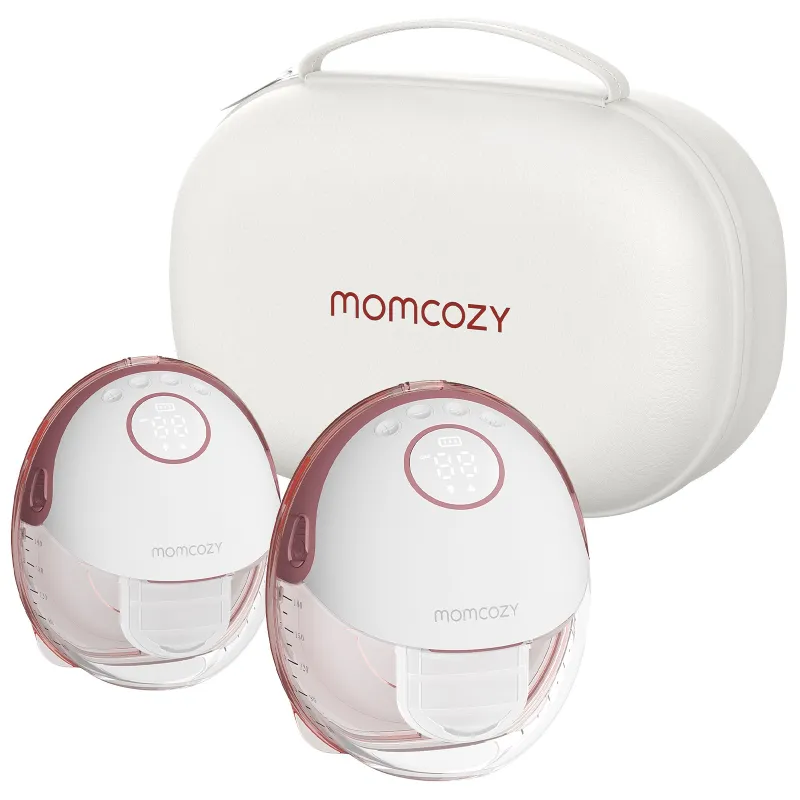 Momcozy M6 Çift Elektrikli Süt Sağma Makinesi, Kırmızı, 180ml