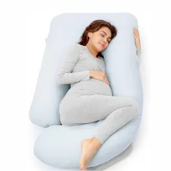 Momcozy PP101 Szara | Poduszka ciążowa w kształcie litery U |