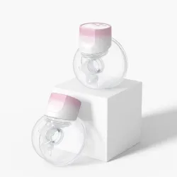 Momcozy S12 Pro Double Electric Breast Pump Pink, 180ml