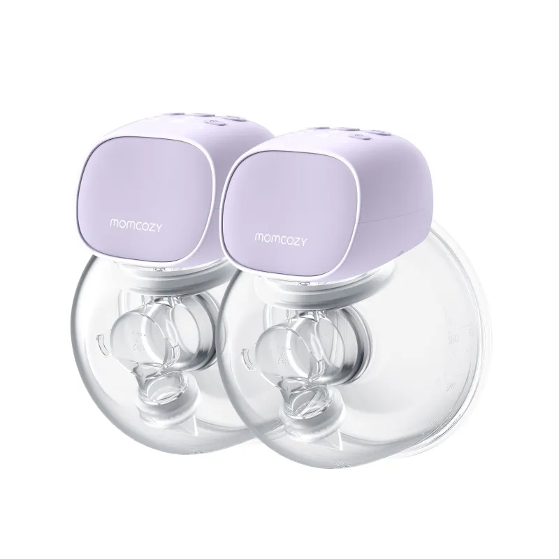 Электрический молокоотсос Momcozy S9 Pro двойной фиолетовый, 180 мл