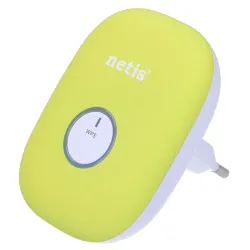 Netis E1+ | Amplificador de sinal WiFi | 300Mb/s, 2,4GHz, 1x RJ45 100Mb/s, Zielony