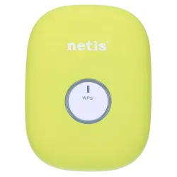 Netis E1+ | Zesilovač signálu WiFi | 300Mb/s, 2,4GHz, 1x RJ45 100Mb/s, zelený