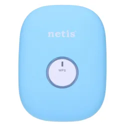 Ripetitore WiFi Netis E1+, 300Mb/s, 2.4GHz, 1x RJ45 100Mb/s, Blu