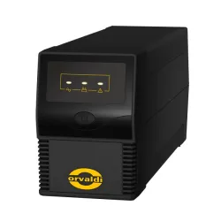 Orvaldi i600 LED Kesintisiz Güç Kaynağı, UPS, 600VA/360W, 7Ah