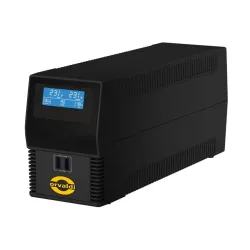 Бесперебойный источник питания Orvaldi i650LCD USB, UPS, 600VA/360W, 7Ah, 4x IEC