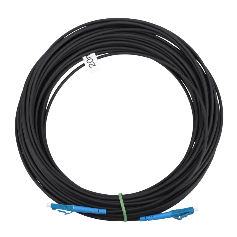 Patchcord LC/UPC-LC/UPC 2J černý 10m