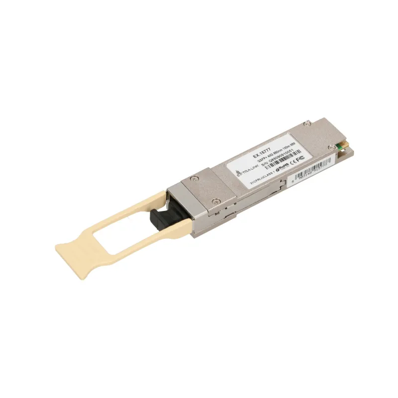 Модуль QSFP+ Extralink QSFP+ 40Gbps, MPO, 850nm, 100m, Многомодовый, Дуплекс