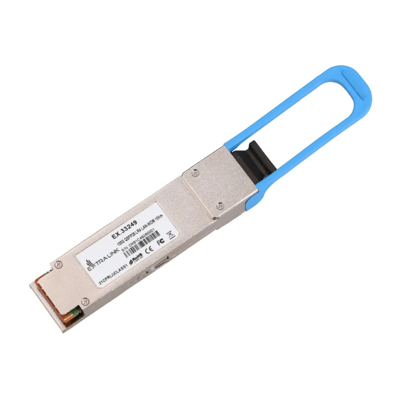Модуль QSFP28 Extralink, 100Gb/s, 10км, одномодовый, Duplex LC