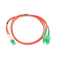 Extralink SC/APC-LC/APC | Patchcord | Multimodo, OM2, Duplex, 3mm, 3m