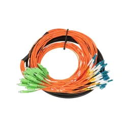 Extralink SC/APC-LC/PC | multipatchcord | SM 24F 8M, 1m