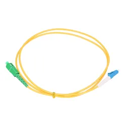 Патч-корд Extralink SC/APC-LC/UPC, одномодовый, Simplex, G657A, 3mm, 1m