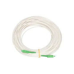 Extralink SC/APC-SC/APC | Patchcord | LSZH, Jednomodowy, Simplex, G.657A1, 3mm, 30m, biały