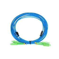 Extralink SC/APC-SC/APC | Patchcord | Blindado, LSZH, Monomodo, Duplex, G652D, 3mm, 5m