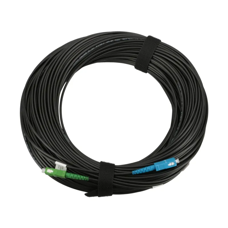 Extralink Patchcord SC/APC-SC/PC, Tek Mod, Yuvarlak Düşüş, Simplex, G657A2, 100m