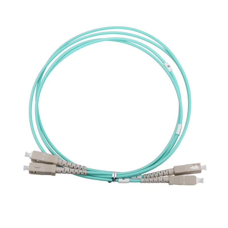 Extralink SC/UPC-SC/UPC | Patchcord | Multimodo, OM3, Duplex, 3mm, 1m