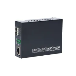 Extralink Sedir | Media converter | 1x SFP, 1x RJ45 1000Mb/s, MC220 replacement
